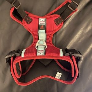 Red Gooby pioneer dog harness